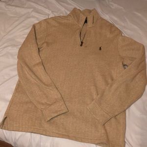 Polo Ralph Lauren Tan Quarter Zip